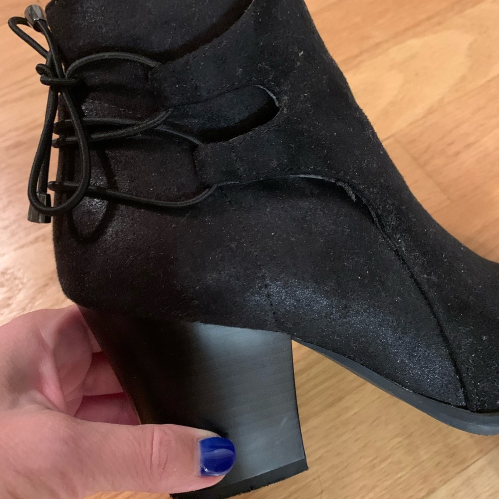 SOLD…Dirty Laundry rear tie bootie